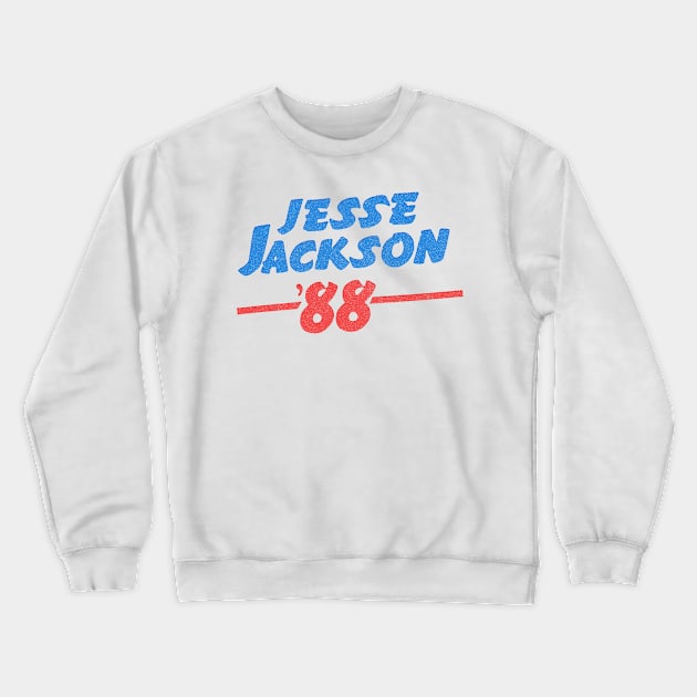 Jesse Jackson 88 / Retro Faded Style Original Design Crewneck Sweatshirt by CultOfRomance